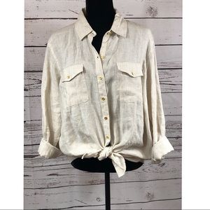 ❤️ELLEN TRACY button down, long sleeved top